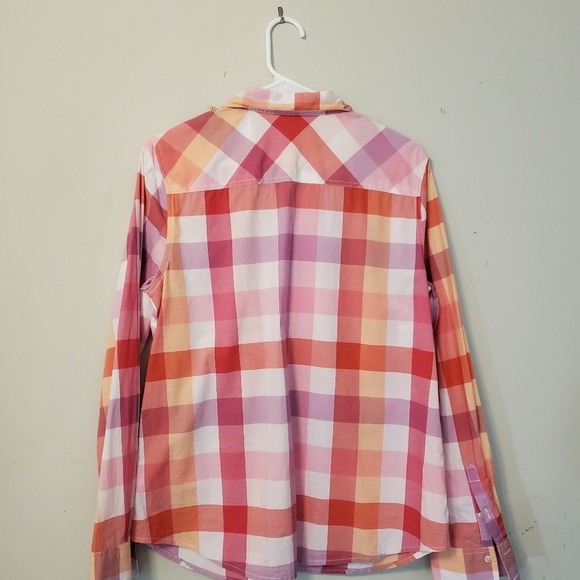 Merona Womens Button Down Shirt Sz Large - Picture 4 of 6